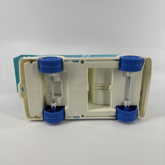 Fisher Price Loving Family Dollhouse Blue Van Minivan Car Trunk 1993 Vintage - Picture 5 of 7